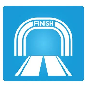 Finish line Stock Illustration