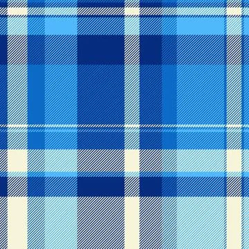 Finish tartan vector texture, tissue seamless textile pattern. Geometric ba.. Stock Illustration
