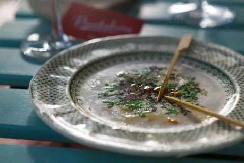 Finished appetizer Stock Photos