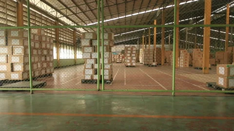 Finished goods storage Stock Footage 45610389