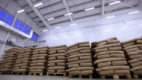 Finished goods warehouse Stock Footage 70896364