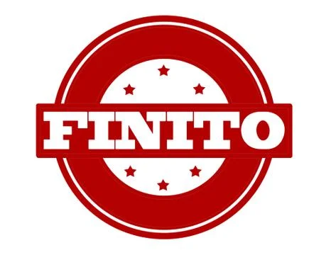 Finished Illustrazione stock