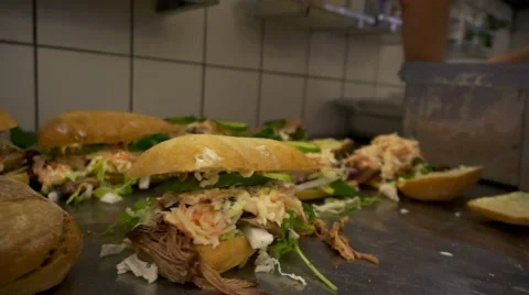 Finished sandwich Stock-Footage 47962568