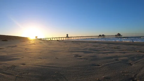 Finished Surfing Timelapse Stock Footage 103297102