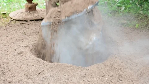 Finishes drilling Stock Footage 112921740