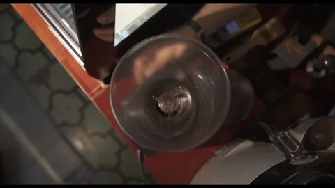 Finishing Grinding Coffee Stock Footage 293371945
