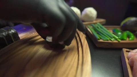 Finishing sushi Stock Footage 280367264