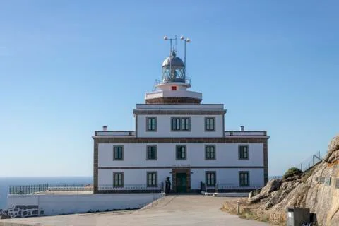 Finisterre lighthouse. Stock Photos