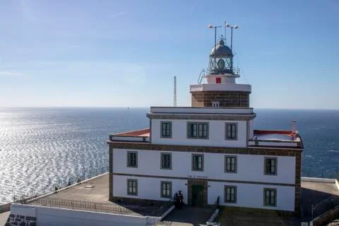 Finisterre lighthouse. Stock Photos