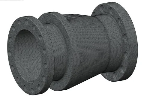 Finite element analysis - 3D Illustration Stock Illustration