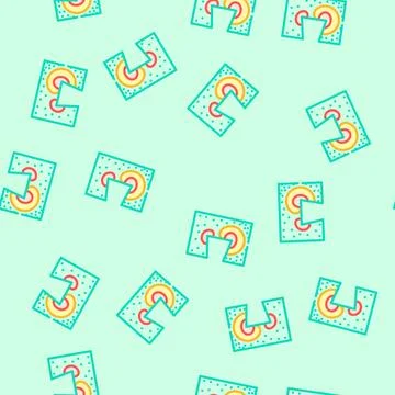 Finite element analysis mechanical engineer vector seamless pattern Stock Illustration