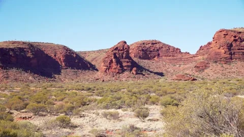 Finke Gorge Landscape 1 Stock Footage 155229662