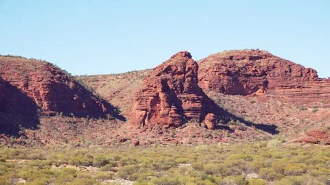 Finke Gorge Landscape 2 Stock Footage 155229664