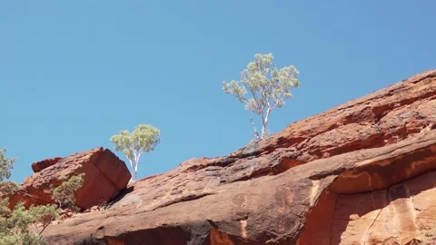 Finke Gorge Landscape 5 Stock Footage 155229659