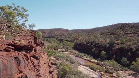 Finke Gorge Landscape 7 Stock Footage 155229725