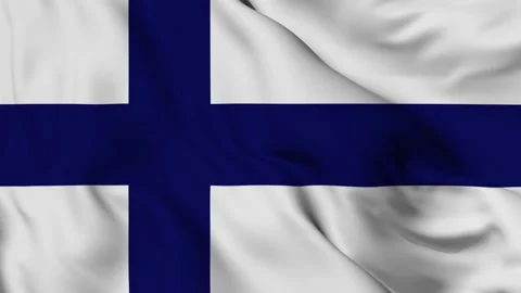 Finland 4K waving flag in loop Stock Footage 139565482