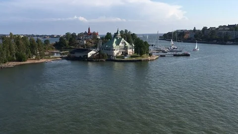 Finland archipelago Video stock 115122412