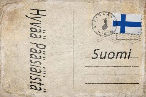 Finland Easter Sunday Background Stock Illustration