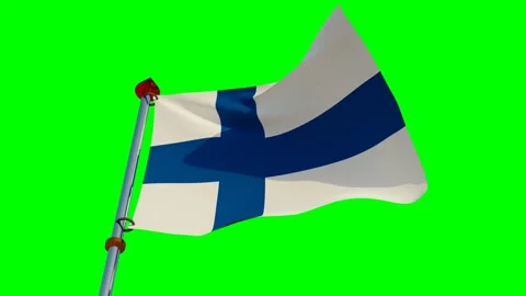 Finland Flag in 3D Stock Footage 157771879