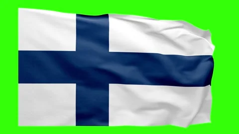 Finland Flag Animation – Seamless Loop (4K UHD) Stock Footage 318723943