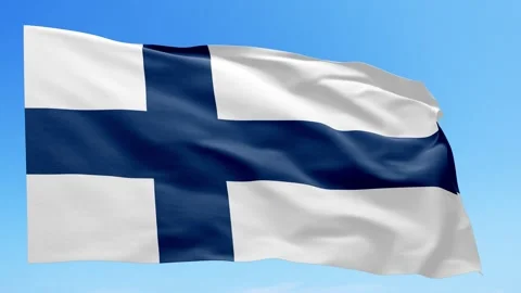 Finland Flag Animation – Seamless Loop (4K UHD) Stock Footage 318723949