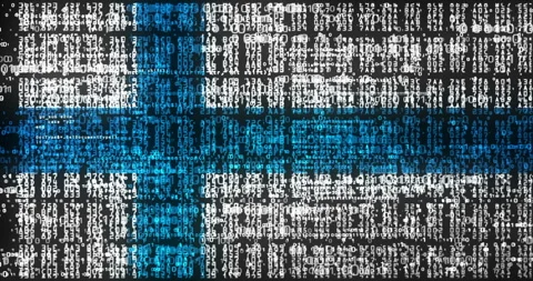 Finland flag digital code Видео 347865368