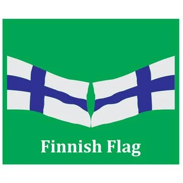 Finland flag icon Stock Illustration