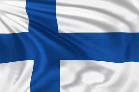 Finland Flag Stock-Illustration