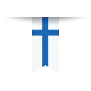 Finland flag Stock-Illustration