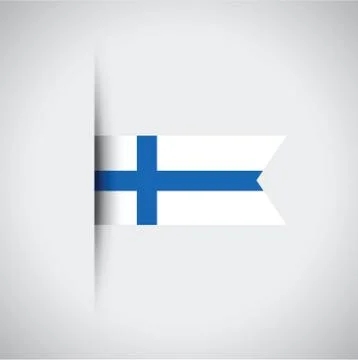 Finland flag Stock Illustration
