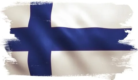 Finland Flag Stock Illustration