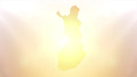 Finland Map Opener Stock Footage 247889818