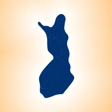 Finland shape on gradient background. Country map with scratch texture . Fi.. Stock Illustration