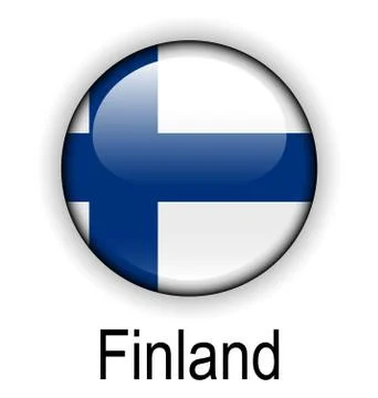 Finland state flag 스톡 일러스트