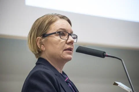 Finland unconditional basic income experiment, Helsinki - 12 Jan 2017 Stock Photos