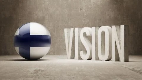 Finland. Vision Concept. Stock Illustration