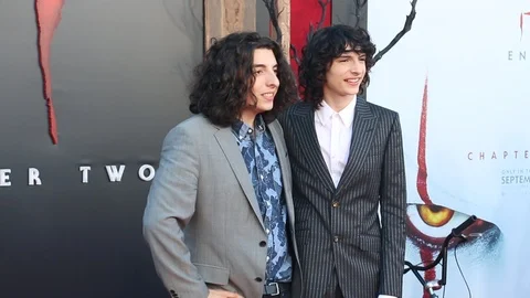 Finn Wolfhard and Nick Wolfhard Los Stock Video Pond5