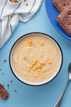 Finnish Bread pattern on a pink background Stock Photos