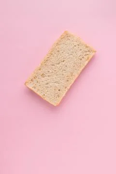 Finnish Bread pattern on a pink background Stock Photos