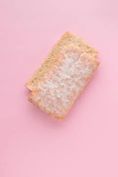 Finnish Bread pattern on a pink background Stock Photos