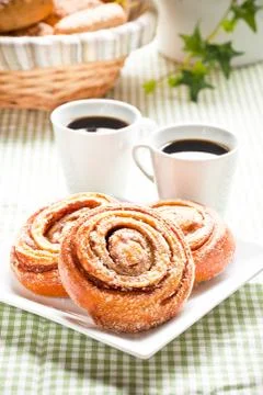 Finnish coffeebread Stockfoto's