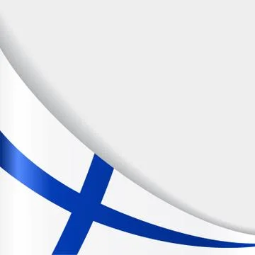 Finnish flag background. Vector illustration. Stock Illustration