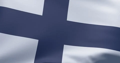 Finnish flag  Video stock 289683189