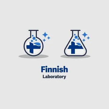 Finnish Laboratory Stock Illustration