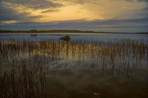Finnish lake Stock Photos