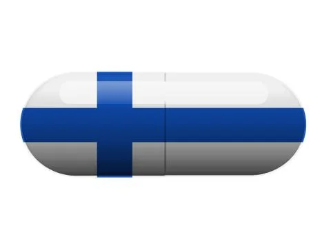 Finnish Pill Stock Illustration