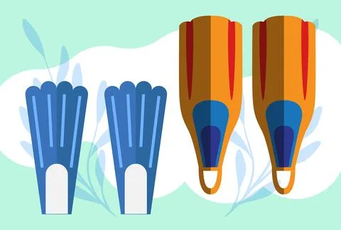Fins Concept Illustration Illustrazione stock