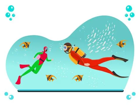 Fins Concept Illustration Stock Illustration