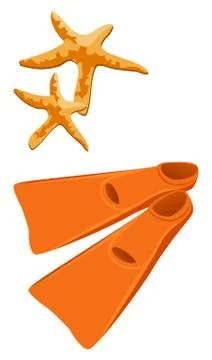 Fins Stock Illustration