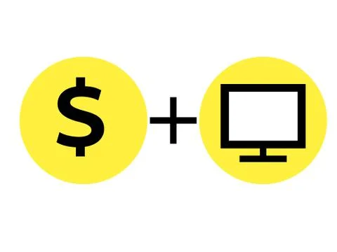 Fintech, Dollar Stock Illustration